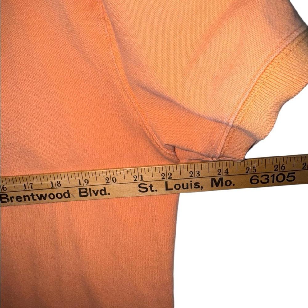 Carhartt Women’s XXL Short Sleeve Polo Shirt Peach Cotton Stretch - Picture 6 of 10